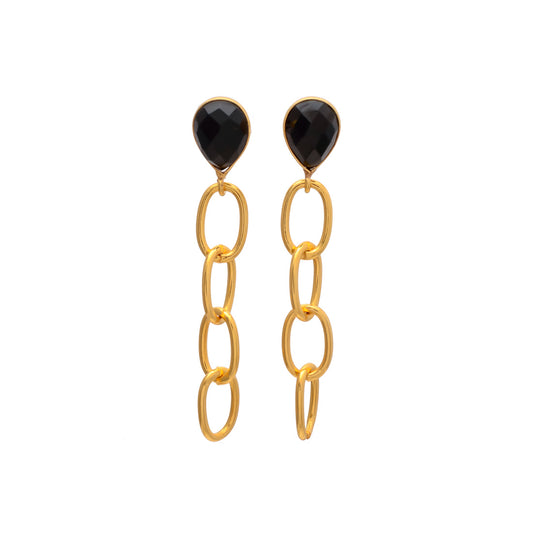 LISA, aretes con piedras naturales